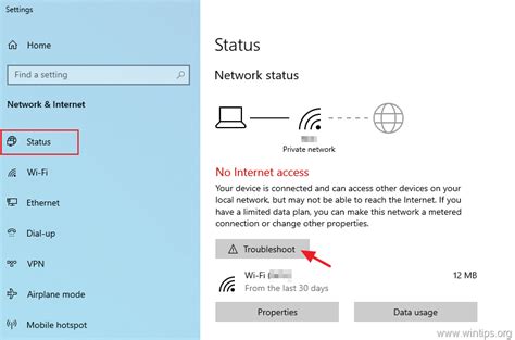 vpn connected but no network acceb windows 10